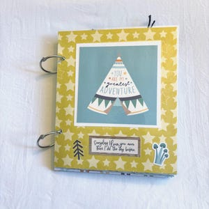 Handmade Baby Memory Album | Baby Shower Gift | Scrapbook for New Parents
