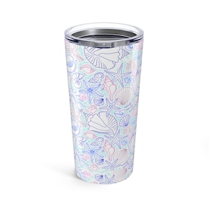 Beach-Themed 20oz Tumbler Summer Vibe Nautical Gift Travel Mug Coastal Decor Beach Lover Gift