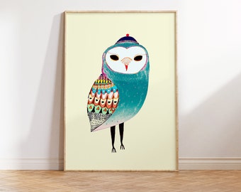 Barn Owl Art Print