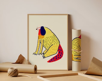 Gorgeous Yellow Dog Art Print