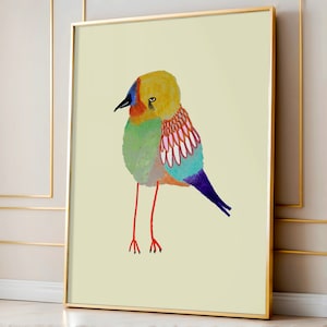 Bird Art Print Wall Decor For the Nursery, Kids and Home - Playroom Decoration - Children's Bedroom