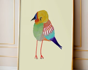 Garden Bird Art Print