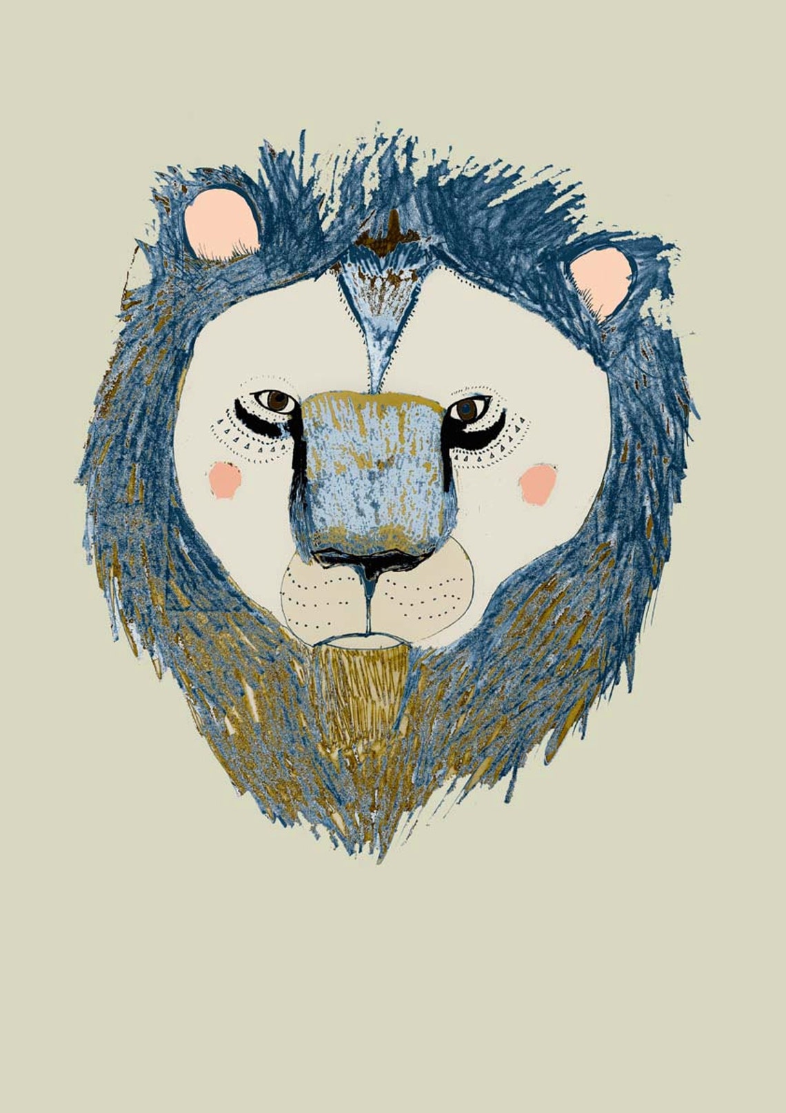 The Lion. Wall Decor Kids Room Art Childrens Wall Art Etsy