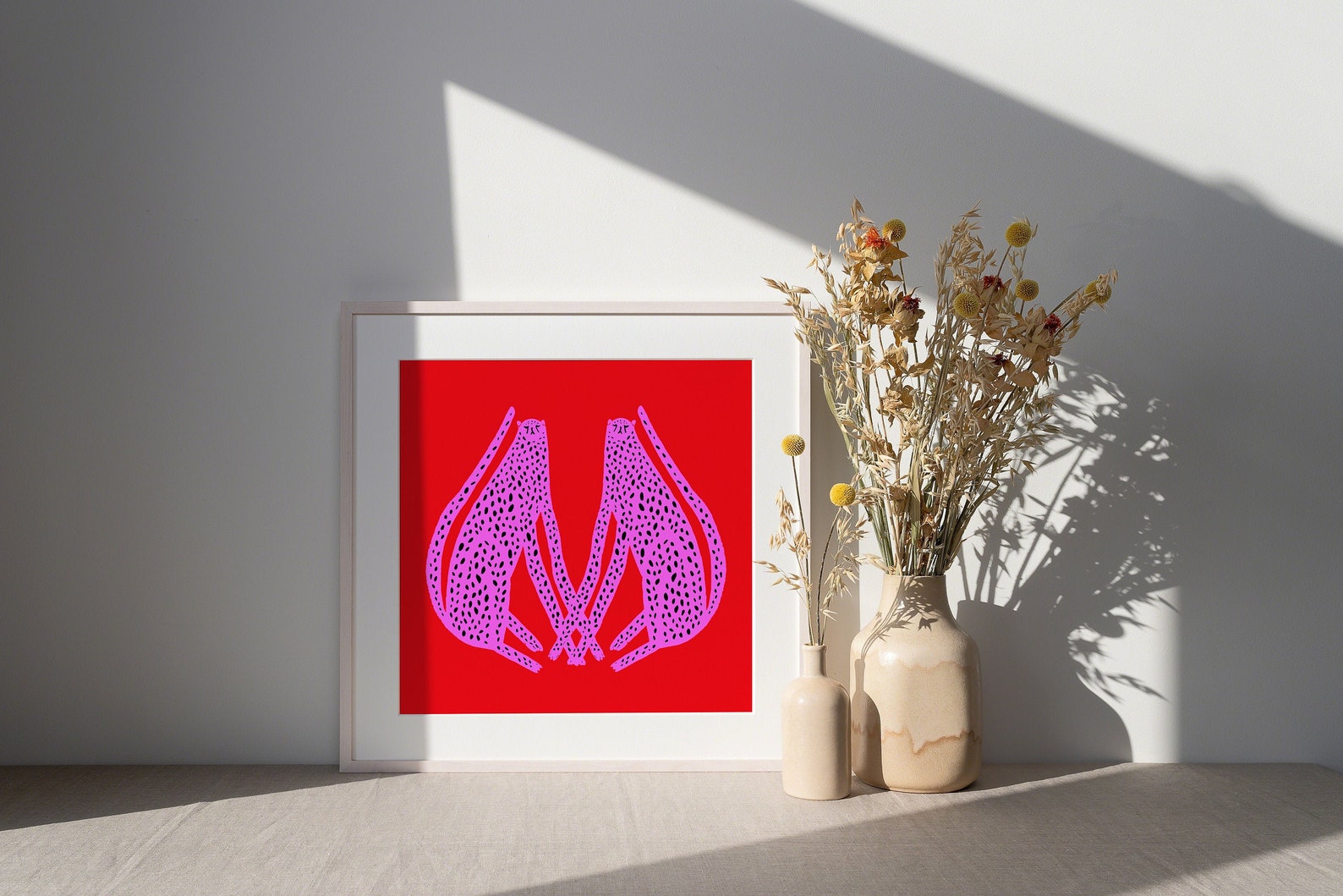 Me encantan los guepardos. decoración del hogar impresión de | Etsy