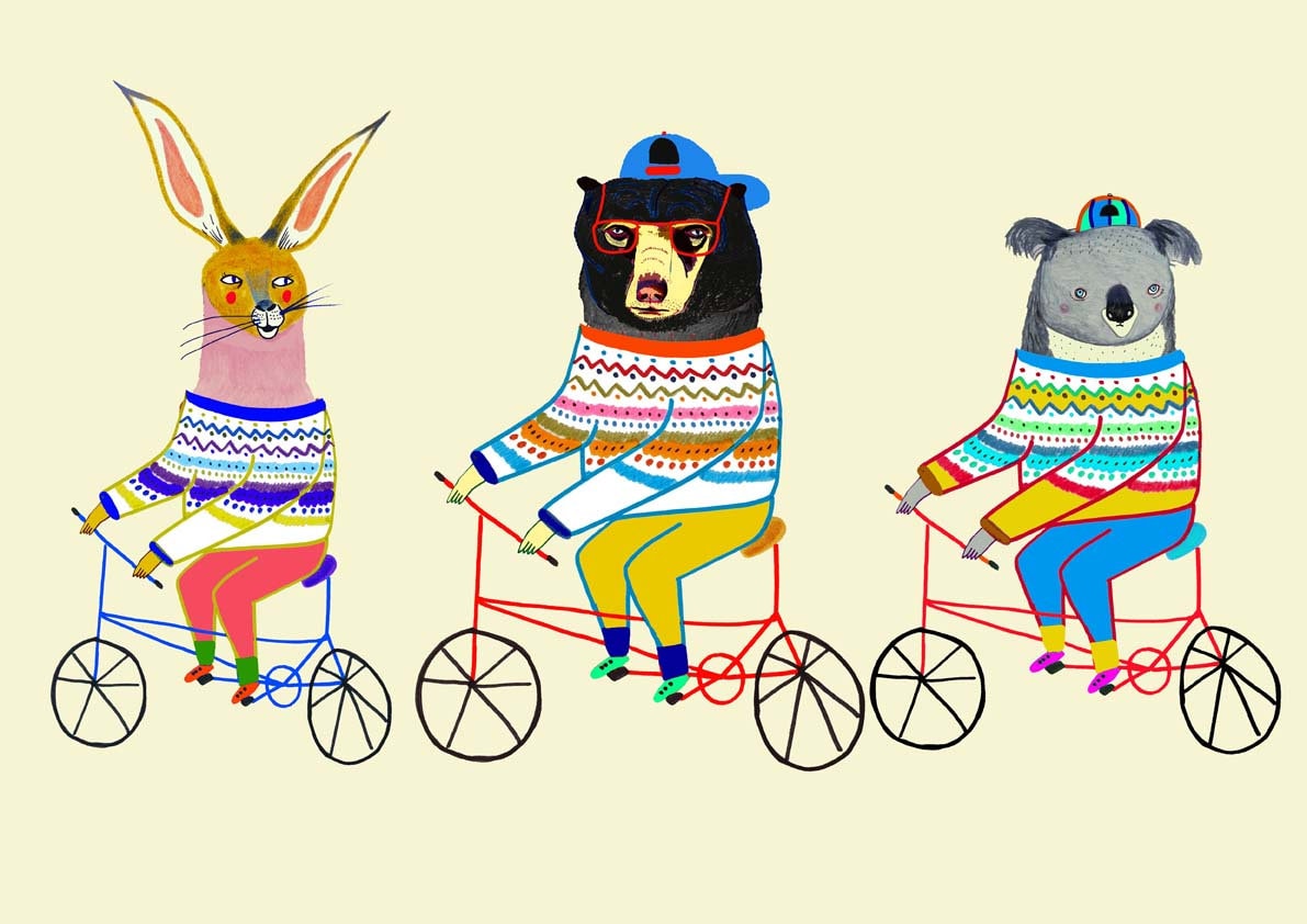 Animals on a Bike Ride. Bike Decor Art Prints for Kids - Etsy Animals on a Bike Ride. Bike Decor Art Prints for Kids - Etsy