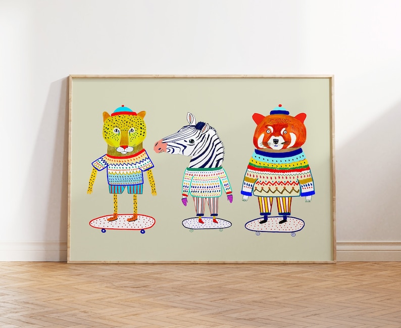 Art Print For Children Wall Decor image 1