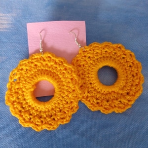 Hoop Crochet Earrings