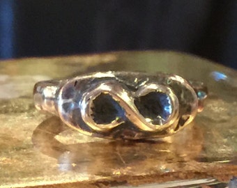 Infinity Signet Ring in Sterling Silver PRICE REDUCTION for in stock rings.