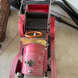 Vintage authentieke Dexton-trapauto City Fire Dept Engine NO. 57&quot;