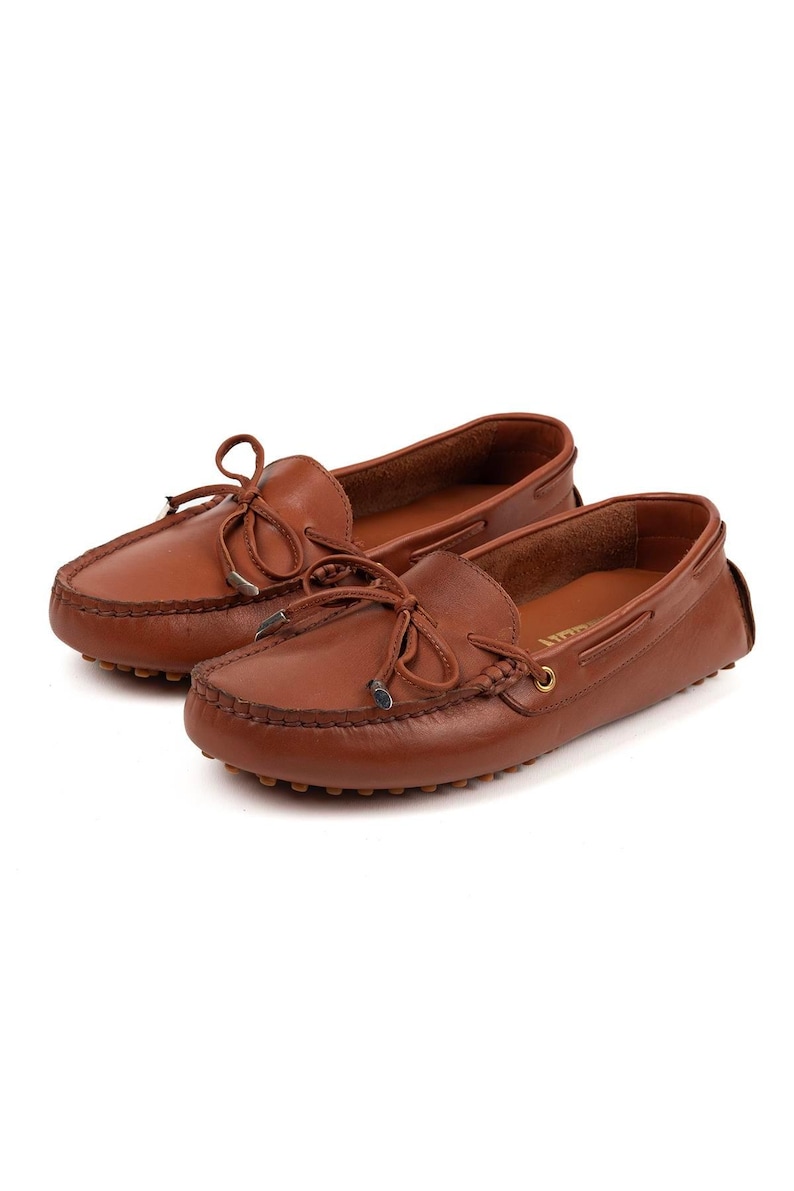 Soft leather slip on moccasins for daily wear