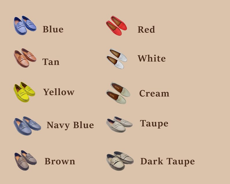 Mocasines de cuero hechos a mano: cómodos zapatos de conducción en color topo imagen 9