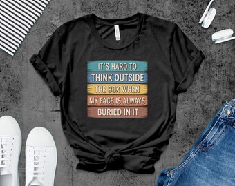 Funny Blue Collar PNG Quote, Hard to Think Outside the Box Sign, Work Humor Sublimation