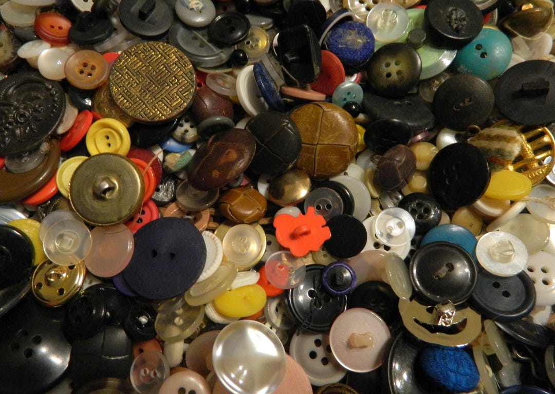 Assorted Buttons Mixed Lot of Different Sizes and Shapes - Etsy