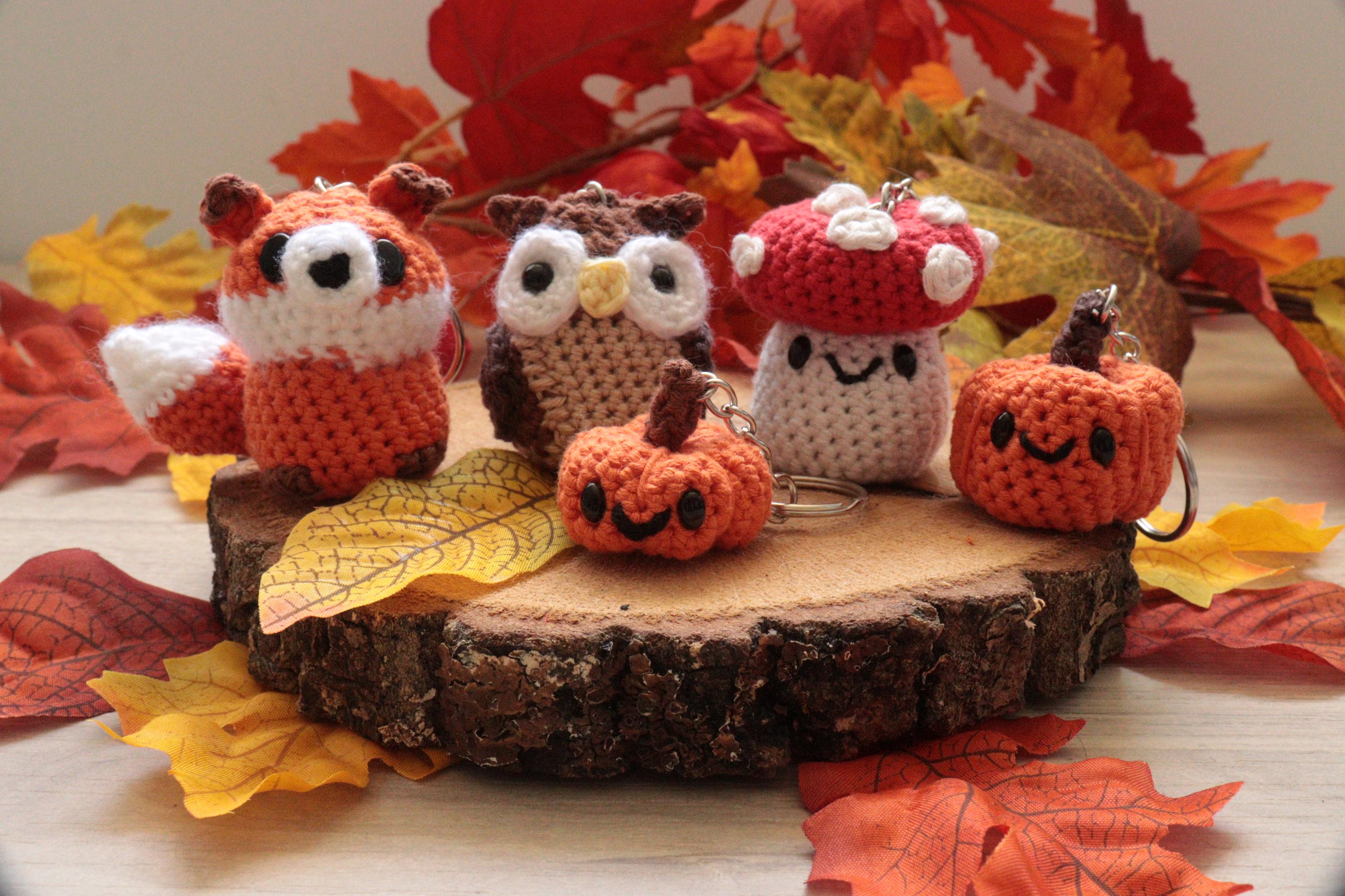 Porte-clés Halloween En Peluche - Citrouille Et Fantôme Mignons, Pour Sac à Dos, Trousseau Ou Décoration (environ 10x10x5 Cm)