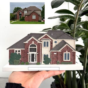 Custom miniature replica of your house - just send a photo!