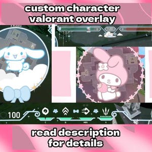 Custom Character Streaming Overlay for Valorant (Twitch / OBS)