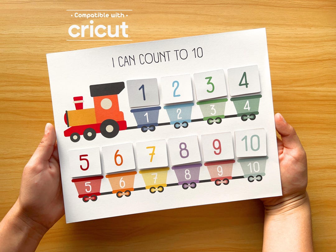 Printable Montessori Counting to Ten Activity for Toddlers and ...