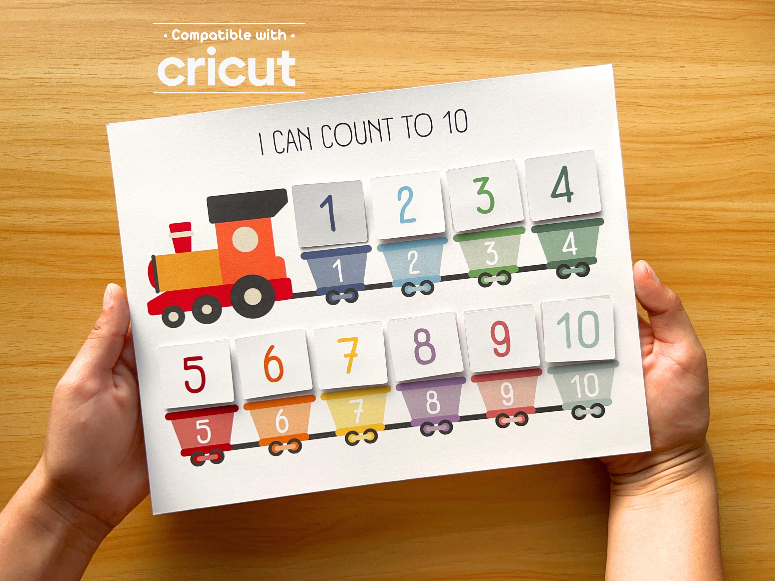 Printable Montessori Counting to Ten Activity for Toddlers and ...