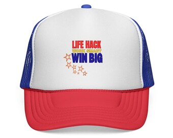 鮮やかなトラッカーキャップ - 人生を祝い、スタイリッシュに過ごす、カラフルな帽子、楽しい野球帽、明るいメッシュキャップ、クールな帽子、トレンディなファッションアクセサリー