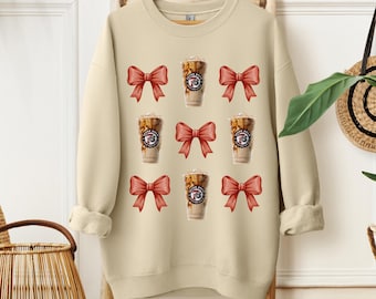 7Brew Kaffee und Schleifen Sweatshirt