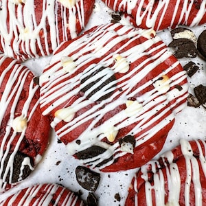 The Crimson Crunch Cookie - Gourmet Cookie • 4oz Bakery Cookie • Heat Sealed for Freshness • Handmade Small Batch