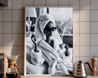 Glam Doll Hotel Print: Coffee, Cigarette, & Sunnies (Digital Download)