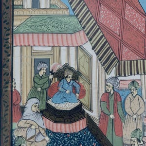 traditional ottoman - persian paintings the miniatures