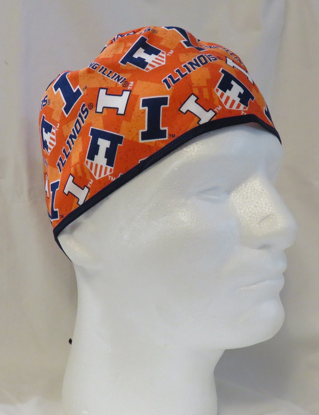 Men's Basic Scrub Hat - University of Illinois - HL068 - Etsy