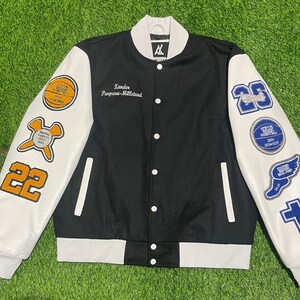 Op maat gemaakt Varsity-jack | Geborduurd Letterman-jack | Gepersonaliseerde variant