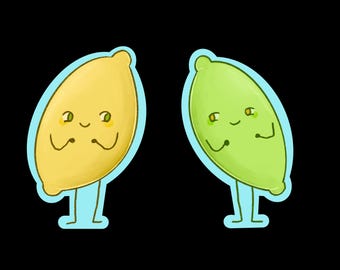 Lemon & Lime Shirt Decal Digital File
