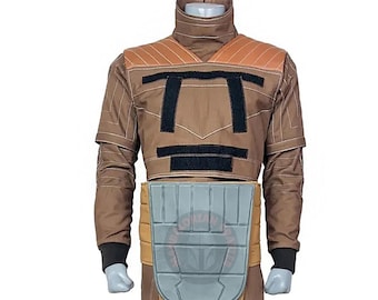 Din Djarin Cosplay Flight Suit, Mandalorian Soft Parts, Flak Vest & Cummerbund