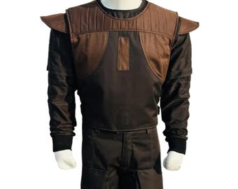 Mandalorian Star wars Inspired Boba Fett Custom Cosplay Costume With Flak Vest Bounty Hunter Costume