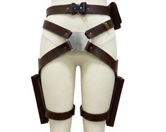 Cinturón de cuero de Sabine Wren / Funda de Star Wars Rebels / Disfraz de cosplay de la serie Ahsoka Mandaloriana