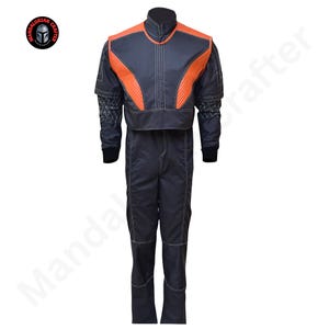 Bo-Katan Mandalorian Flight Suit for Men | 3PC Star Wars Bounty Hunter Cosplay Costume | Premium Edition Cosplay in all Sizes
