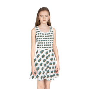Girls&#39; Sleeveless Sundress (AOP)