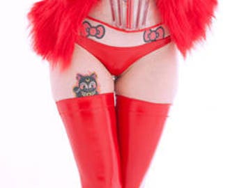 Medium Red PVC basic underwear from Artifice Clothing