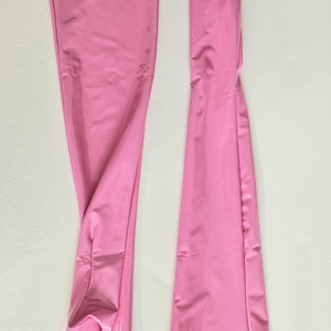 Pink PVC Stockings Small for a 5&#39;7-5&#39;10&quot; height from Artifice Clothing