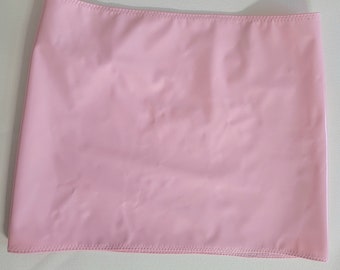 Pale pink XS PVC Miniskirt (Artifice Clothing production sample)