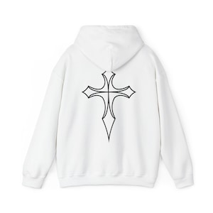 【本日限定価格！】GOTHIC CROSS HOODIE ZIP UP Amazon.com: Gothic Cross Christian Graphical Design for