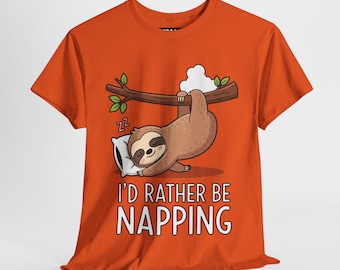 Sloth Nap T-Shirt: Funny Graphic Tee for Napping