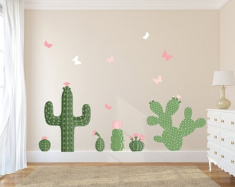 Cactus Wall Decals: Removable Nursery Decor, Peel & Stick