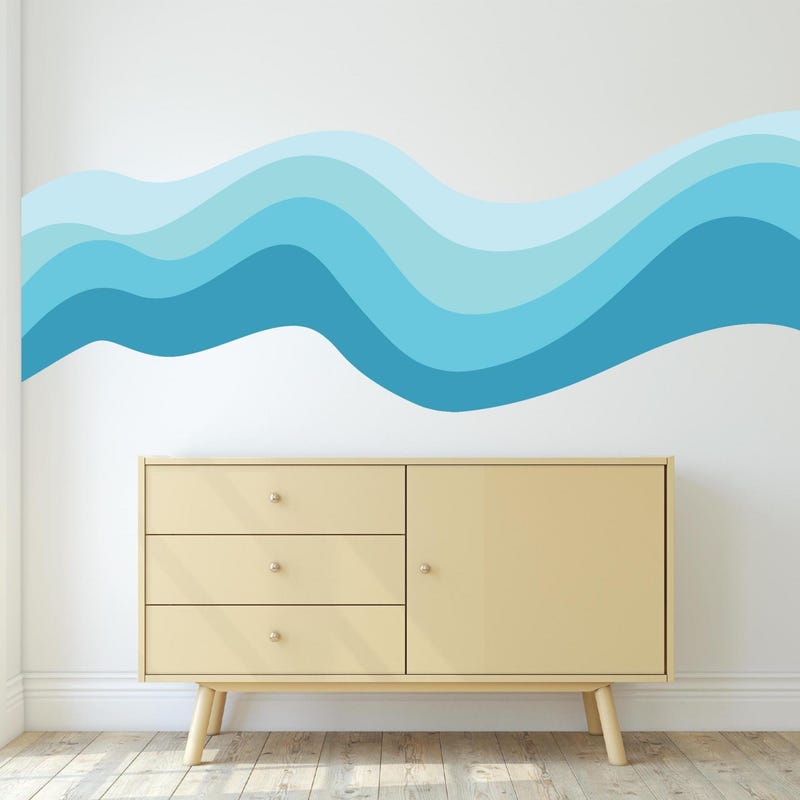 Wave Decals - Etsy
