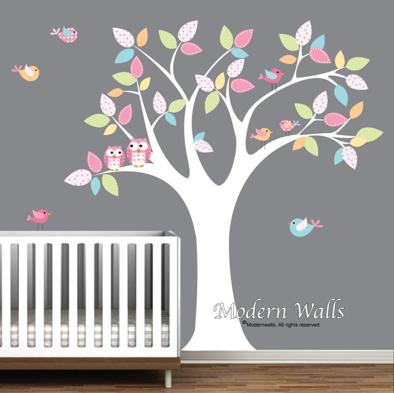 baby room tree decals