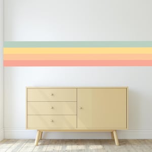 Stripe Decals for Walls / Wall Vinyl Stripes / Solid Stripe Wall Decals / Wall Art Decor