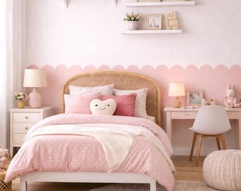 Ausgebogter Wandaufkleber / entfernbares Wandtattoo / Kinderzimmer- und Kinderzimmer-Wanddekor