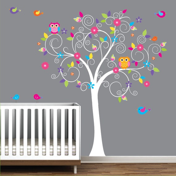 Baby Nursery Tree Wall Decal Wall StickerTree Wall DecalTree Etsy