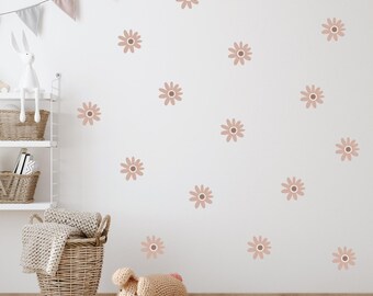 Flower Wall Decals: Peel-and-Stick Floral Nursery Decor