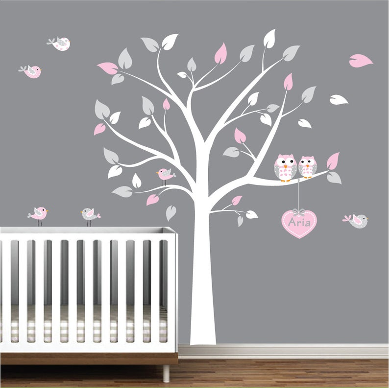 tree wall decal huge tree wall decal wall mural stickers | etsy