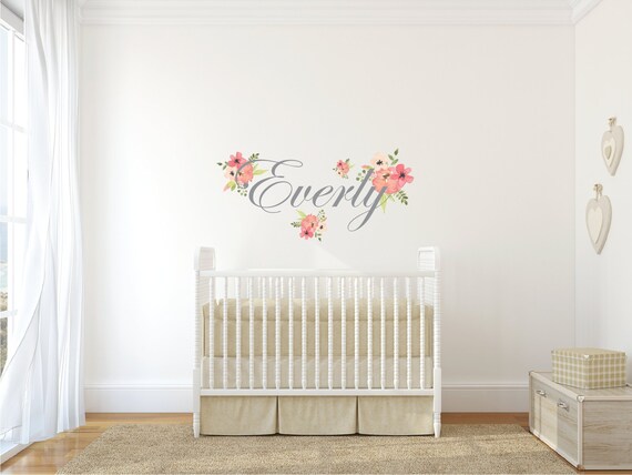wall name stickers nursery
