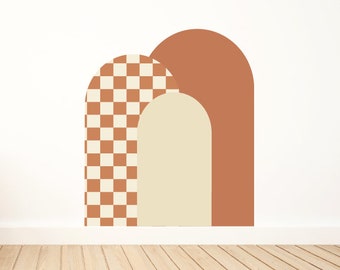 Arch Wall Decal / Retro Wall Art / Arch Sticker / Removable and Reusable / Wall Decals